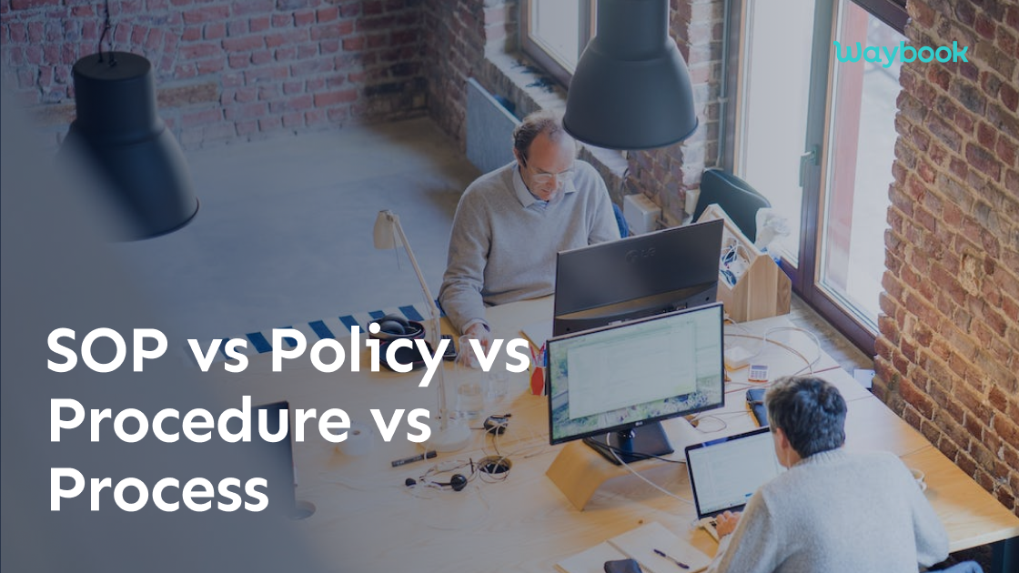 SOP vs Policy vs Procedure vs Process: What are the Key Differences?